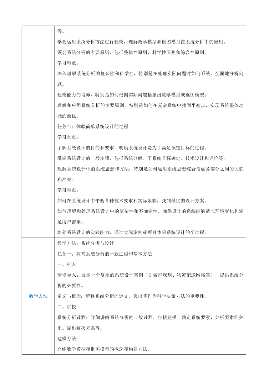 高中通用技术